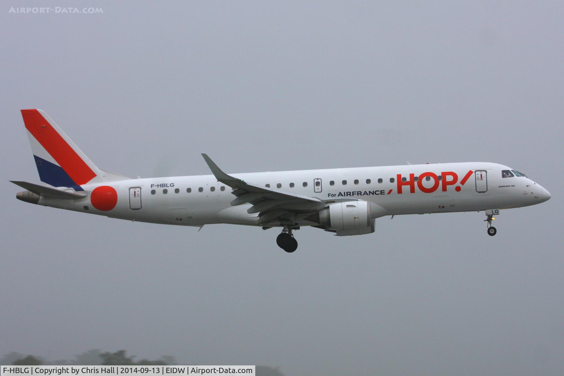 F-HBLG, 2009 Embraer 190LR (ERJ-190-100LR) C/N 19000254, Hop!