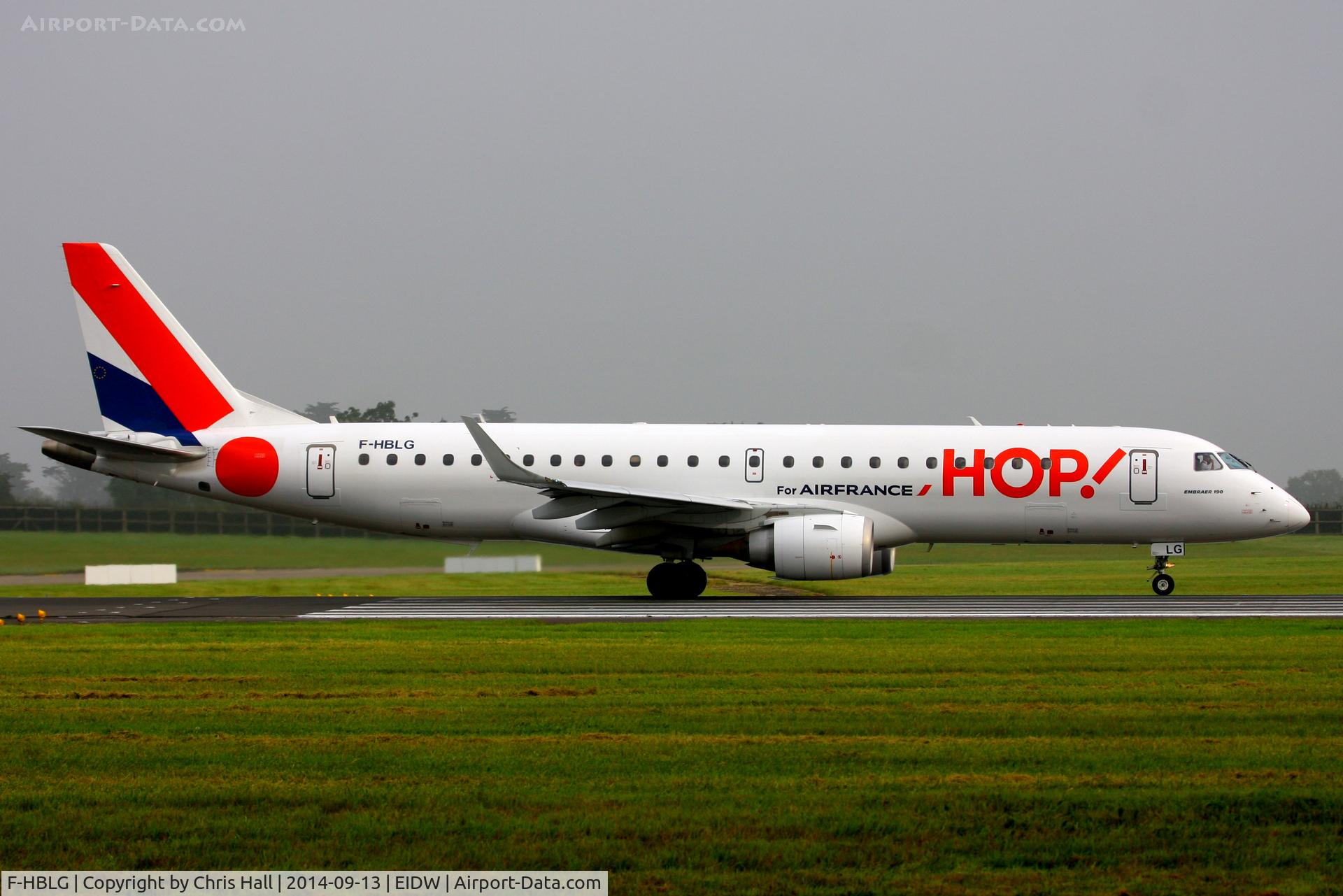 F-HBLG, 2009 Embraer 190LR (ERJ-190-100LR) C/N 19000254, Hop!