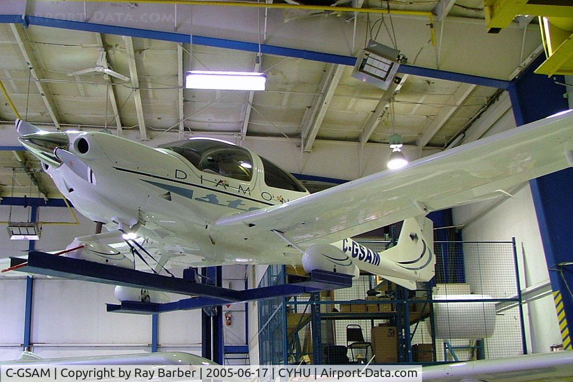C-GSAM, 2003 Diamond DA-40 Diamond Star C/N 40.330, Diamond DA.40 Star [40.330] St. Hubert~C 17/06/2005