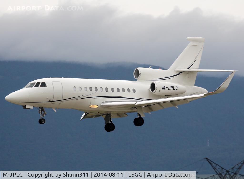 M-JPLC, 2013 Dassault Falcon 900EX C/N 269, Landing rwy 23