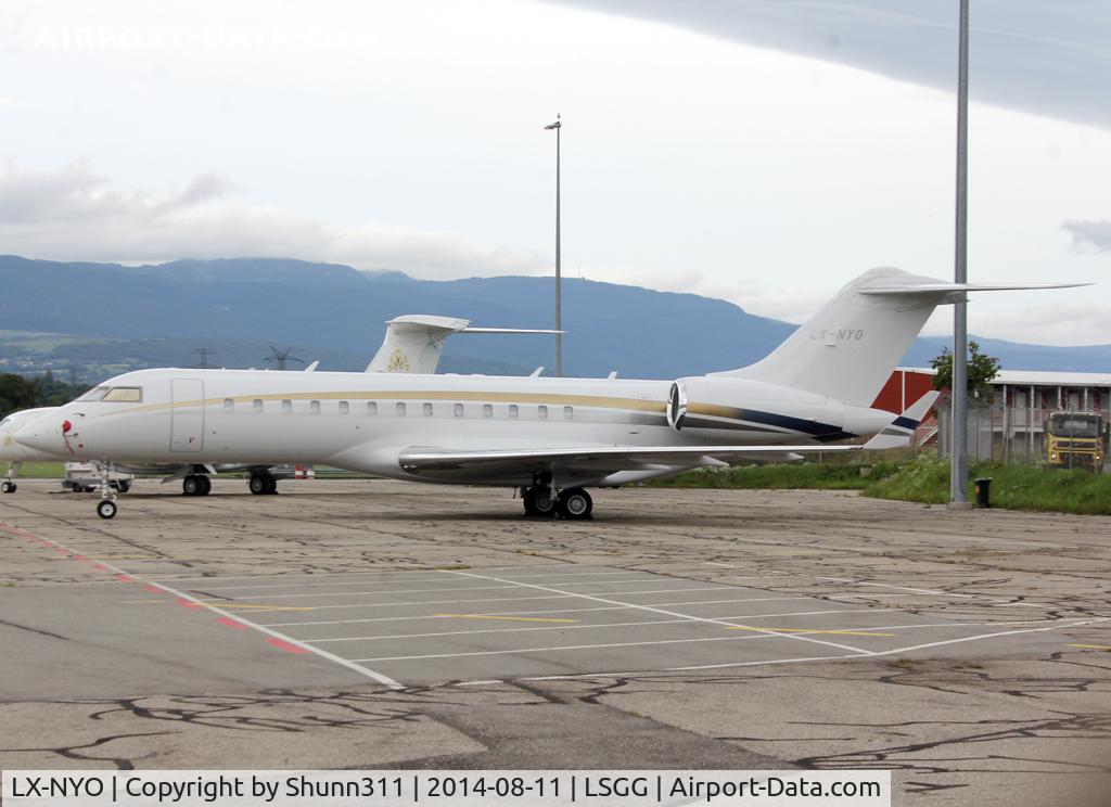 LX-NYO, 2001 Bombardier BD-700-1A10 Global Express C/N 9084, Parked...