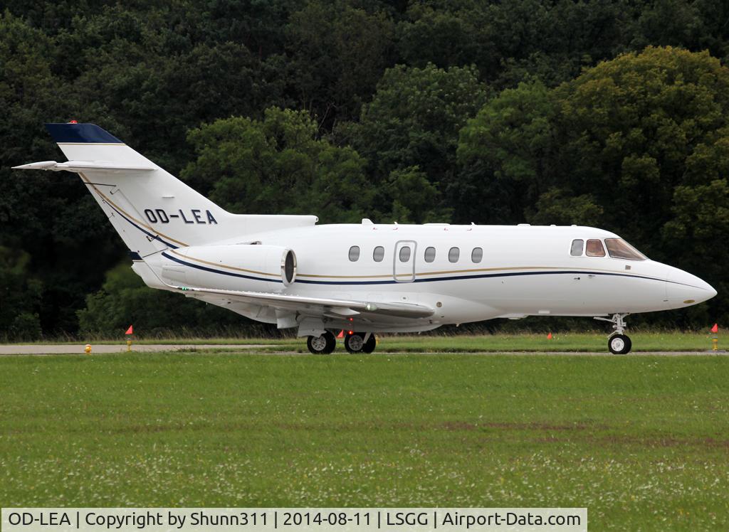 OD-LEA, 2006 Raytheon Hawker 850XP C/N 258792, Ready for take off rwy 23