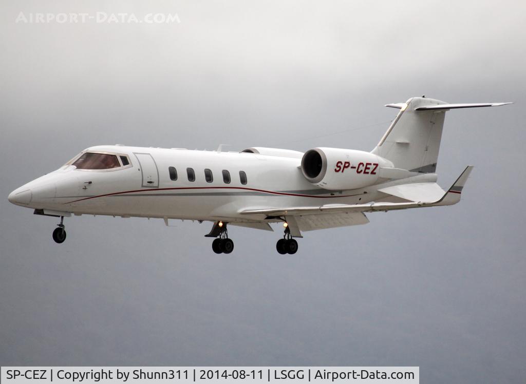 SP-CEZ, 2008 Learjet 60XR C/N 60-342, Landing rwy 23
