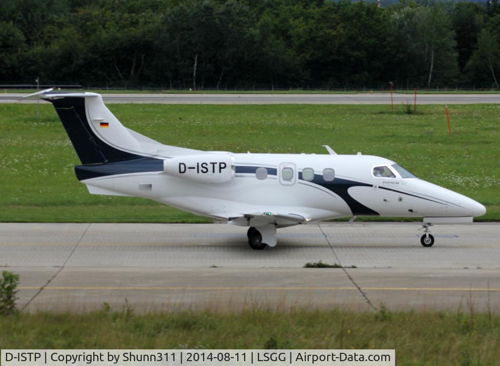 D-ISTP, 2010 Embraer EMB-500 Phenom 100 C/N 50000147, Taxiing holding point rwy 23 for departure...