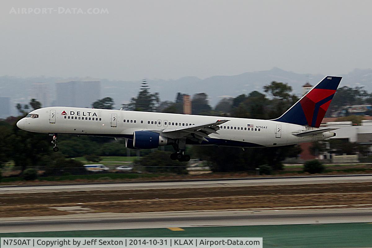 N750AT, 1984 Boeing 757-212 C/N 23126, At LAX