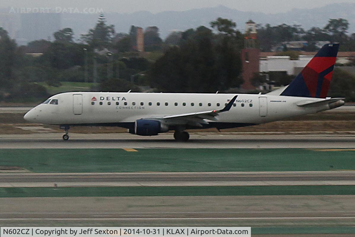 N602CZ, 2007 Embraer 175LR (ERJ-170-200LR) C/N 17000171, At LAX