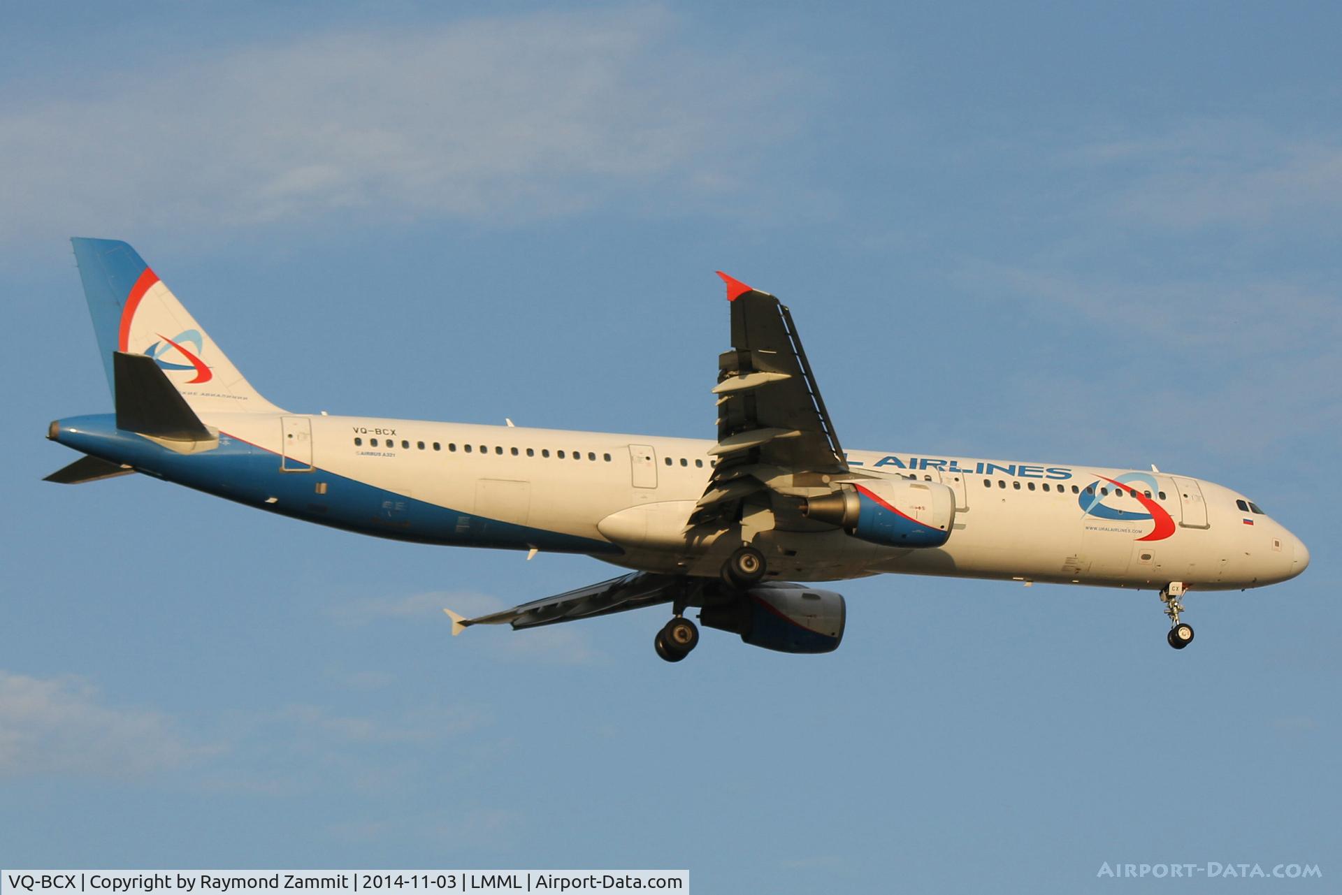 VQ-BCX, 2002 Airbus A321-211 C/N 1720, A321 VQ-BCX Ural Airlines