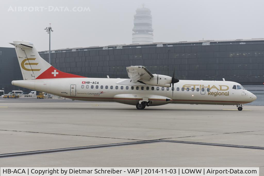 HB-ACA, 2001 ATR 72-500 C/N 660, Etihad Regional ATR72