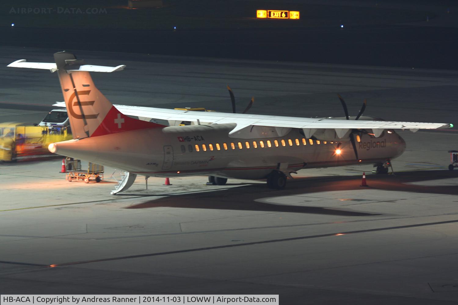 HB-ACA, 2001 ATR 72-500 C/N 660, Darwin Airline Etihad Regional ATR 72