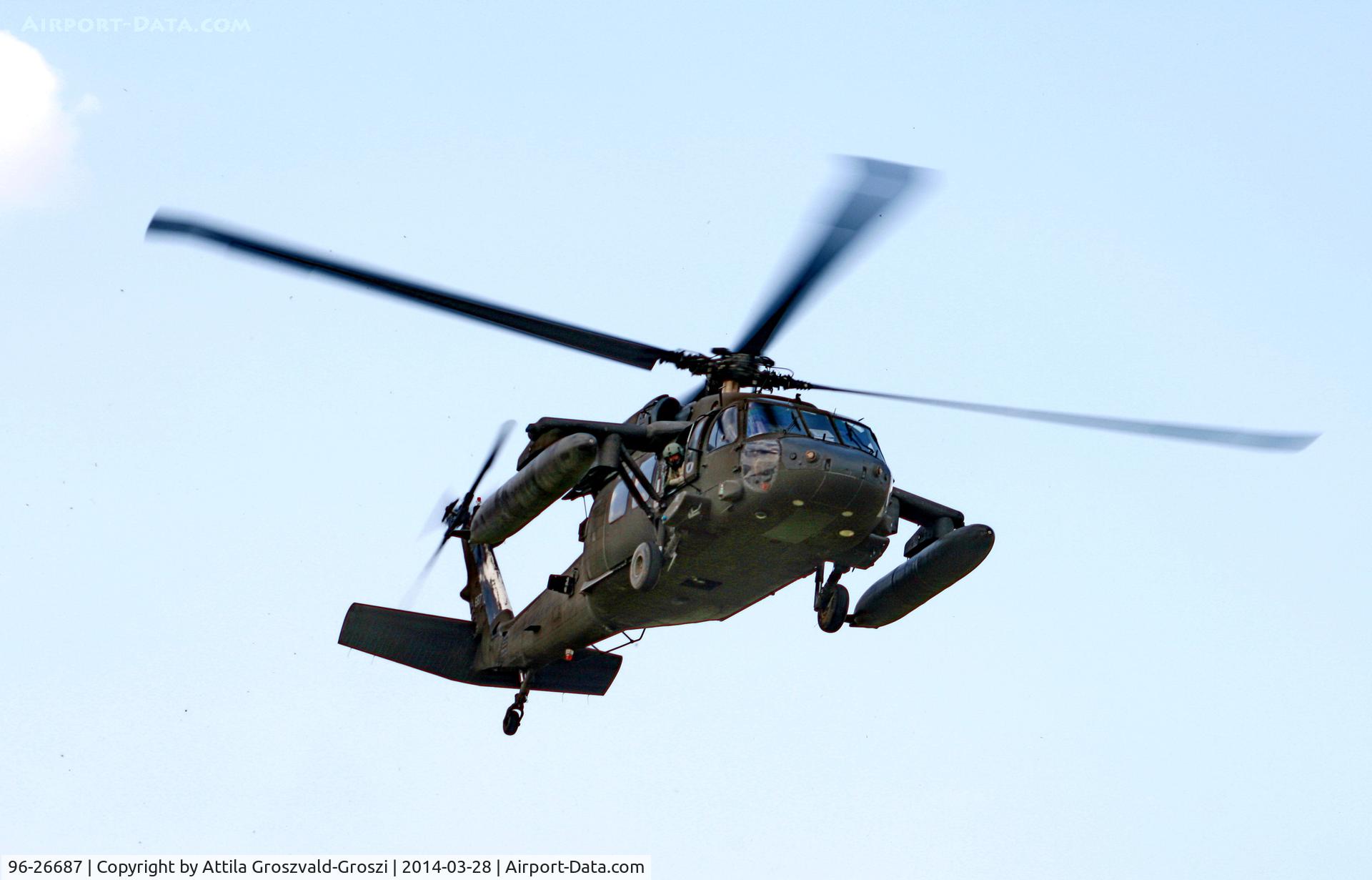 96-26687, 1996 Sikorsky UH-60L Black Hawk C/N 70-2216, Várpalota Challenge 2014, American and Dutch joint military exercise called Hungary