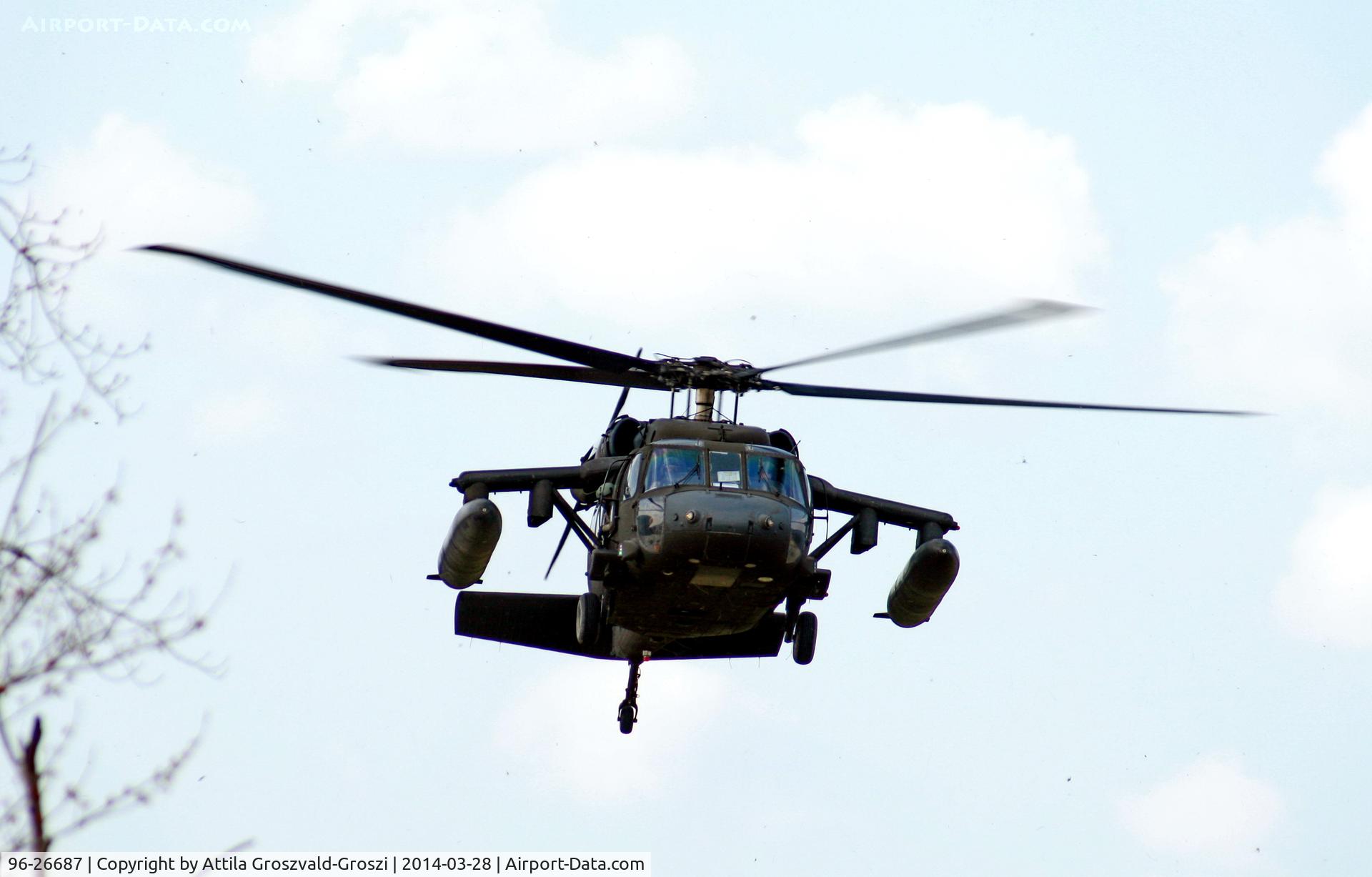 96-26687, 1996 Sikorsky UH-60L Black Hawk C/N 70-2216, Várpalota Challenge 2014, American and Dutch joint military exercise called Hungary