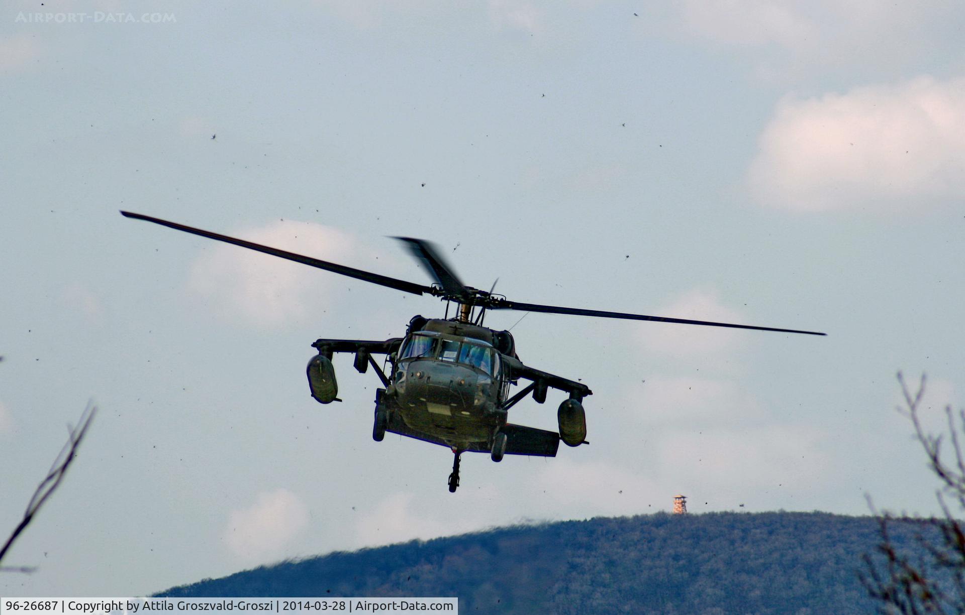 96-26687, 1996 Sikorsky UH-60L Black Hawk C/N 70-2216, Várpalota Challenge 2014, American and Dutch joint military exercise called Hungary