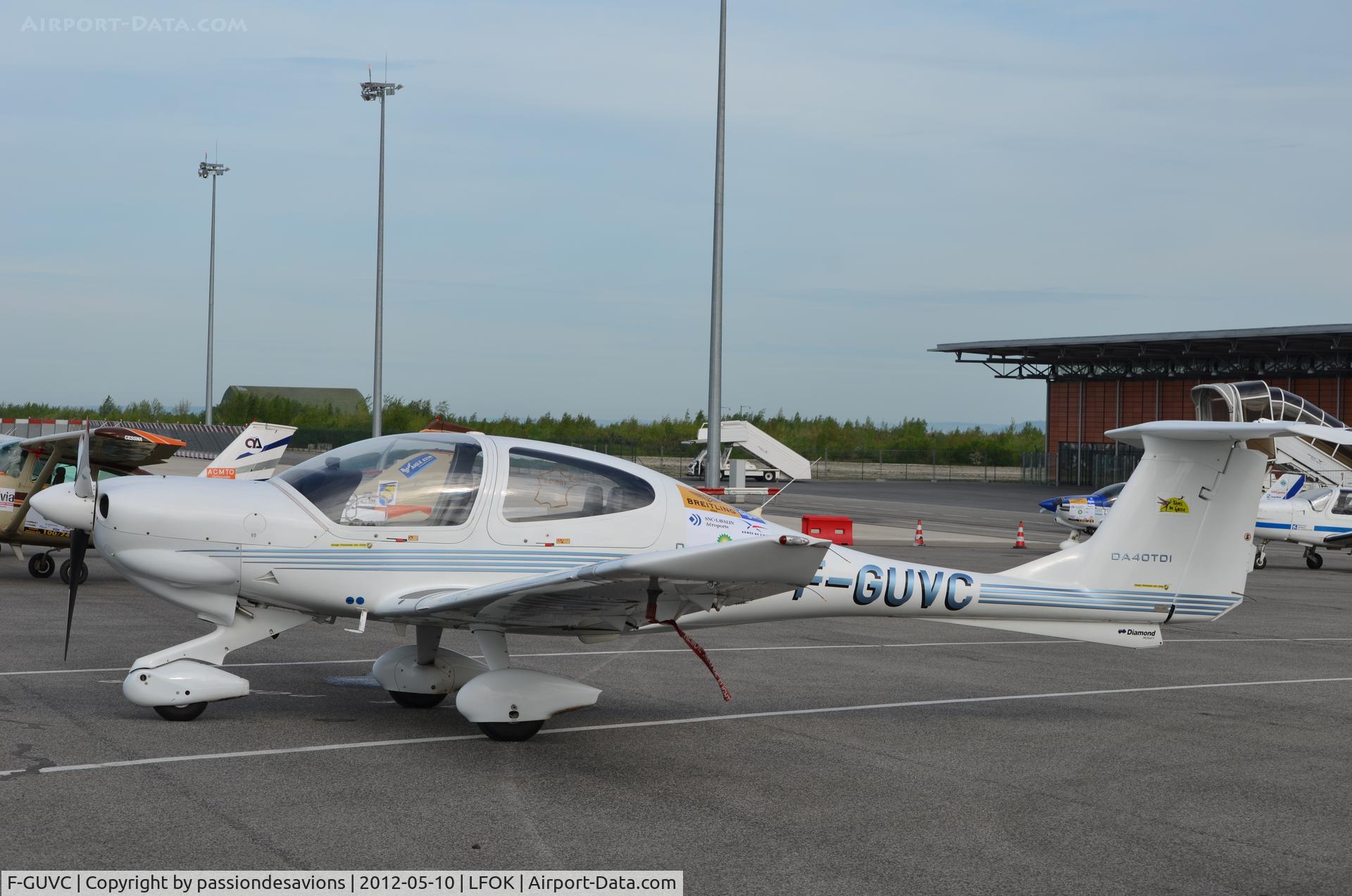 F-GUVC, Diamond DA-40TDI Diamond Star C/N D4.015, on the apron