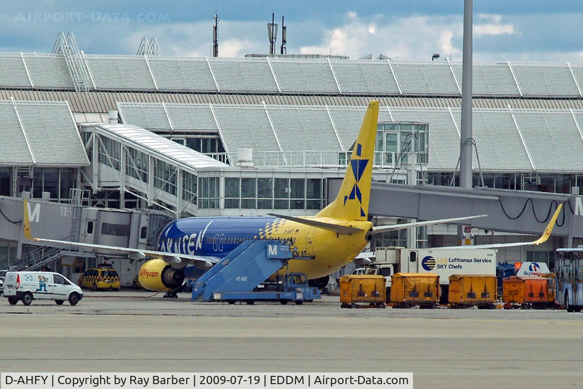D-AHFY, 2001 Boeing 737-8K5 C/N 30417, Boeing 737-8K5 [30417] (TUIfly.com) Munich-Franz Josef Strauss~D 19/07/2009