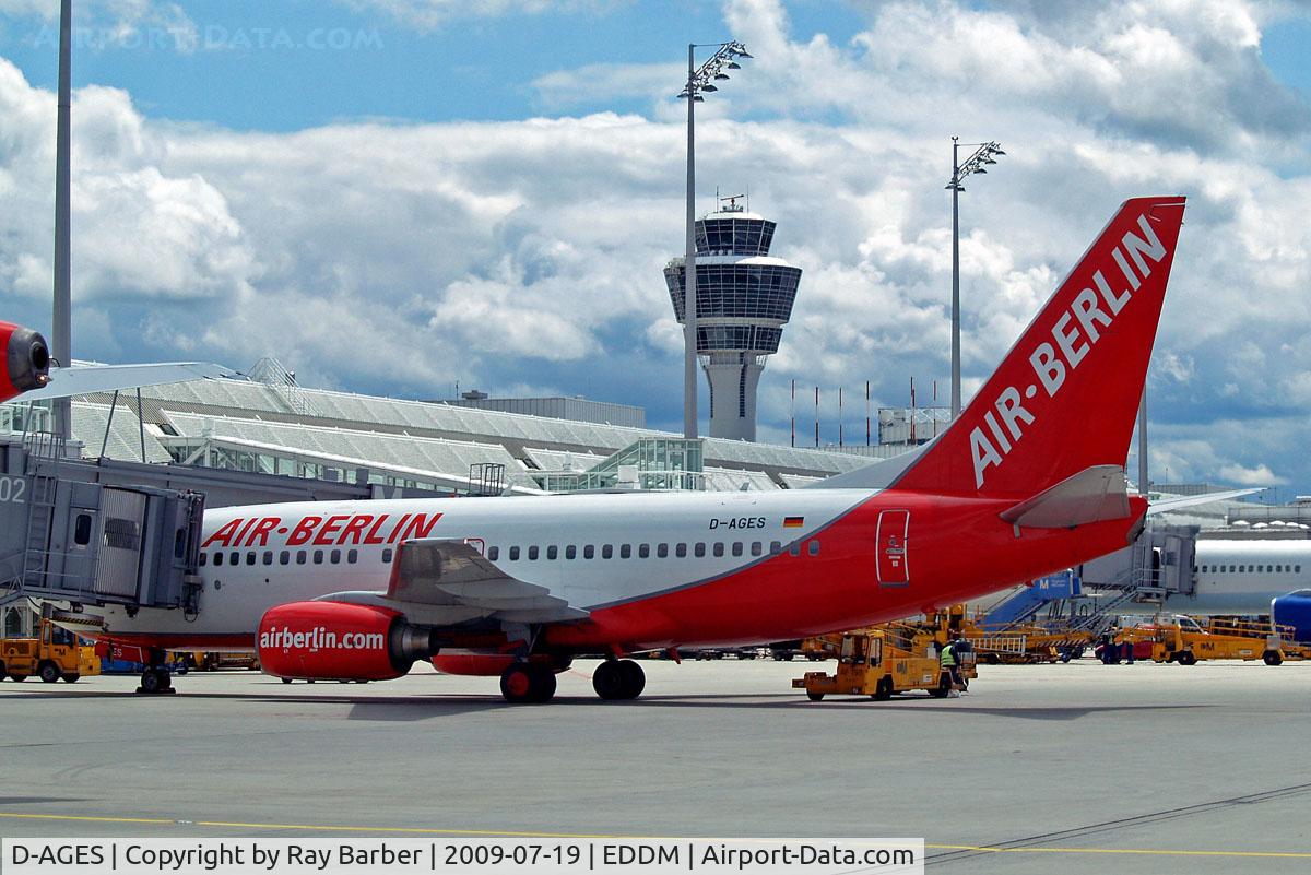 D-AGES, 1998 Boeing 737-75B C/N 28108, Boeing 737-75B [28108] (Air Berlin) Munich-Franz Josef Strauss~D 19/07/2009