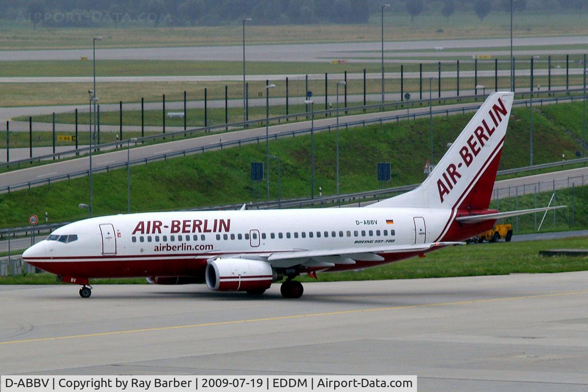 D-ABBV, 2001 Boeing 737-7Q8 C/N 30629, Boeing 737-7Q8 [30629] (Air Berlin) Munich-Franz Josef Strauss~D 19/07/2009
