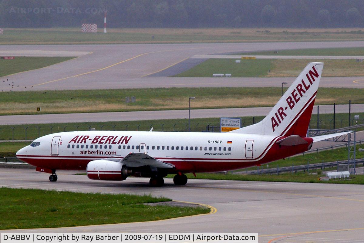 D-ABBV, 2001 Boeing 737-7Q8 C/N 30629, Boeing 737-7Q8 [30629] (Air Berlin) Munich-Franz Josef Strauss~D 19/07/2009