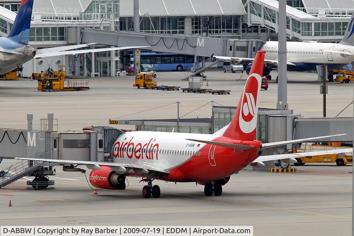 D-ABBW, 2002 Boeing 737-76Q C/N 30642, Boeing 737-7Q8 [30642] (Air Berlin) Munich-Franz Josef Strauss~D 19/07/2009