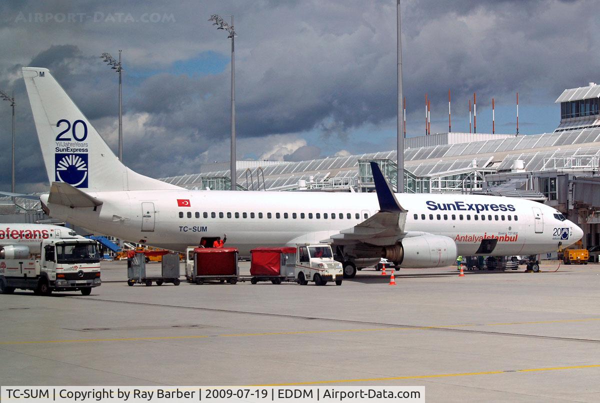 TC-SUM, 1999 Boeing 737-85F C/N 28826, TC-SUM   Boeing 737-85F [28826] (SunExpress) Munich-Franz Josef Strauss~D 19/07/2009