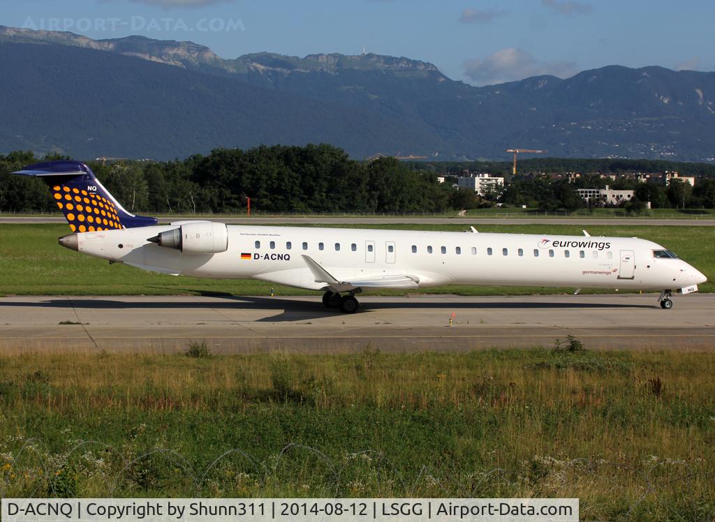 D-ACNQ, 2010 Bombardier CRJ-900LR (CL-600-2D24) C/N 15260, Taxiing holding point rwy 23 for departure