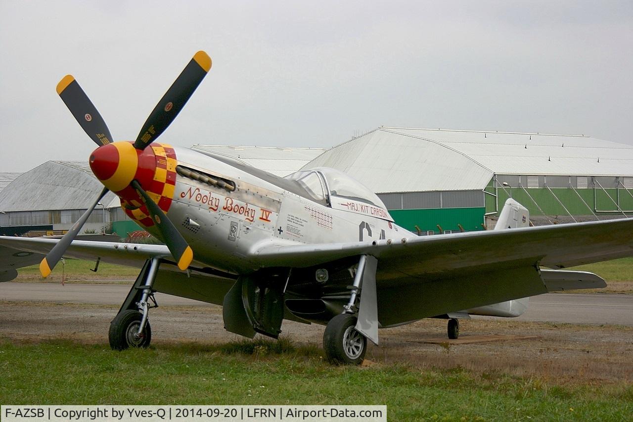 F-AZSB, 1944 North American P-51D Mustang C/N 122-40967, North American P-51D Mustang, Static display, Rennes-St Jacques airport (LFRN-RNS) Air show 2014