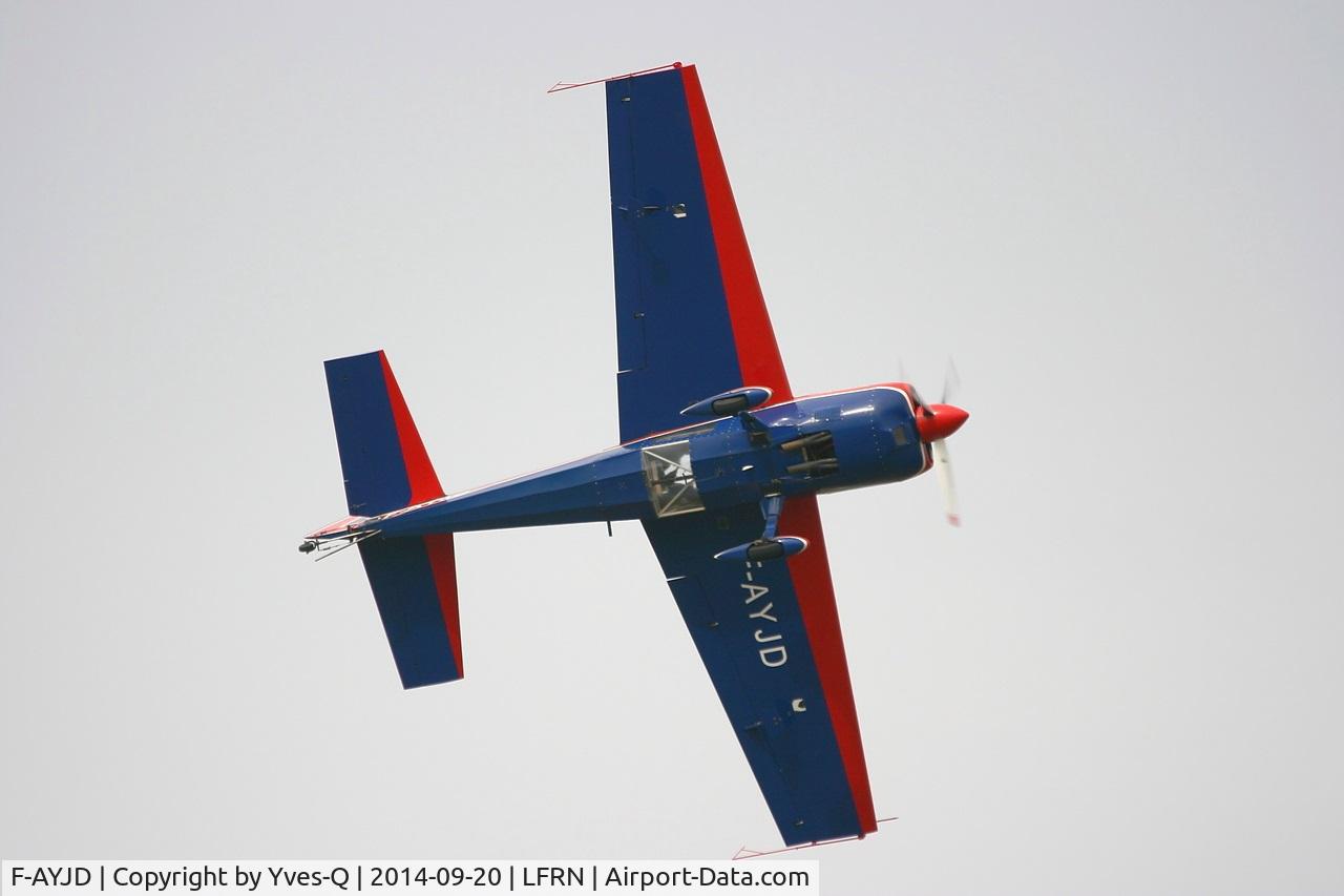 F-AYJD, 1990 Extra EA-260 C/N 02, Extra EA-260, Solo display, Rennes-St Jacques airport (LFRN-RNS) Air show 2014