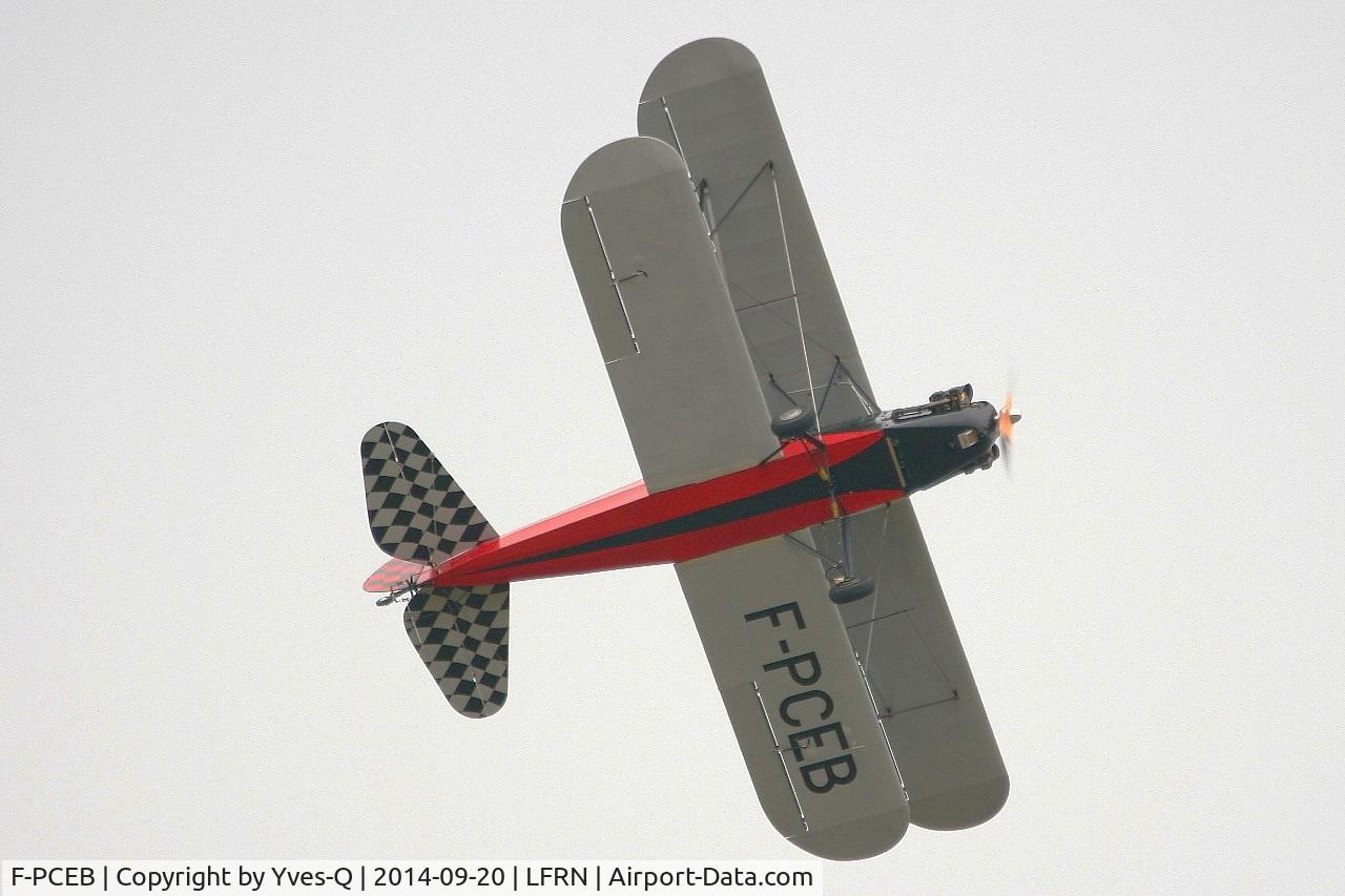 F-PCEB, Hatz CB-1 C/N 639, Hatz CB-1, Solo display, Rennes-St Jacques airport (LFRN-RNS) Air show 2014