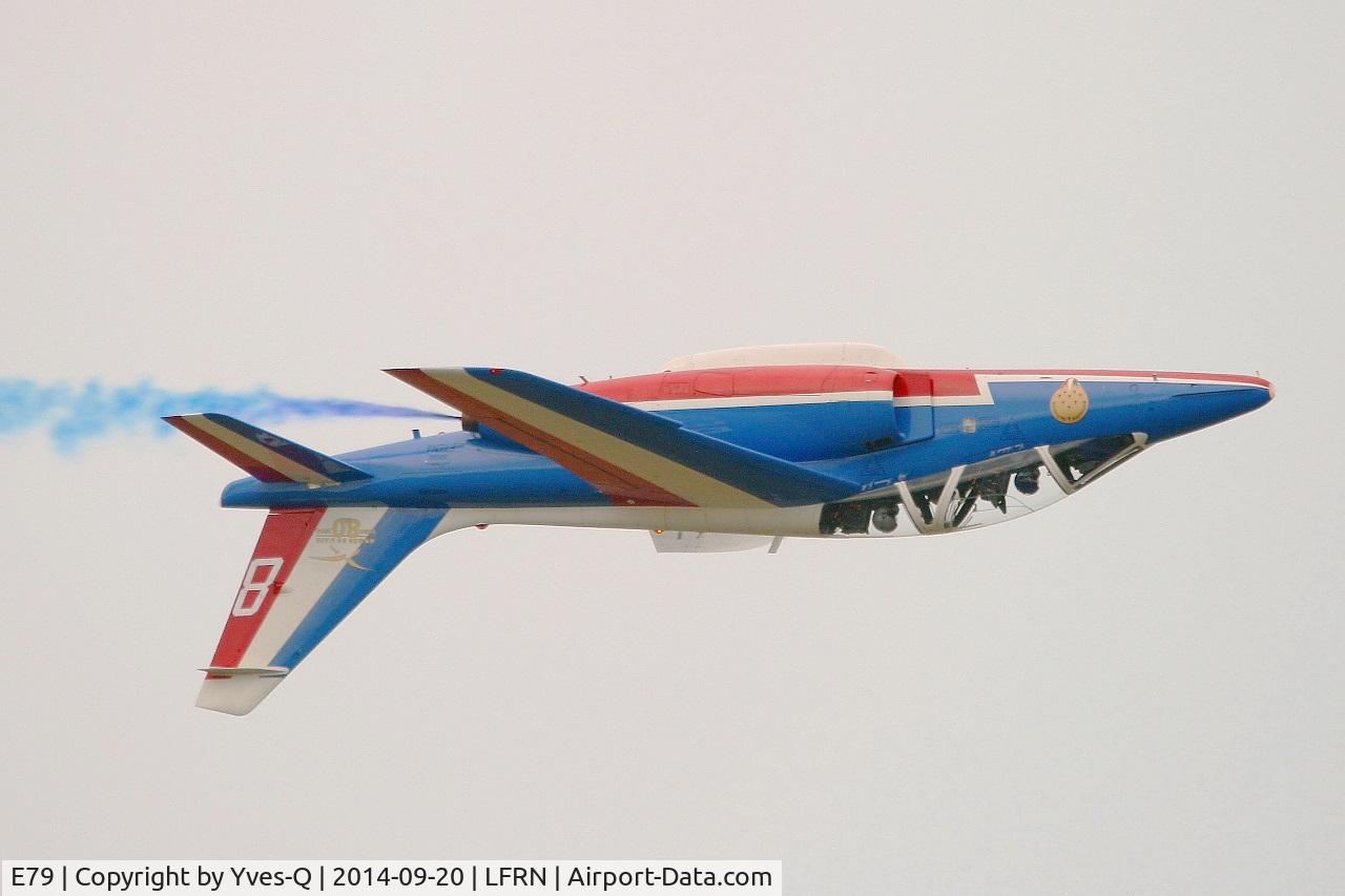 E79, Dassault-Dornier Alpha Jet E C/N E79, Dassault-Dornier Alpha Jet E (F-TENA), Athos 08 of Patrouille de France 2014, Rennes-St Jacques airport (LFRN-RNS) Air show 2014
