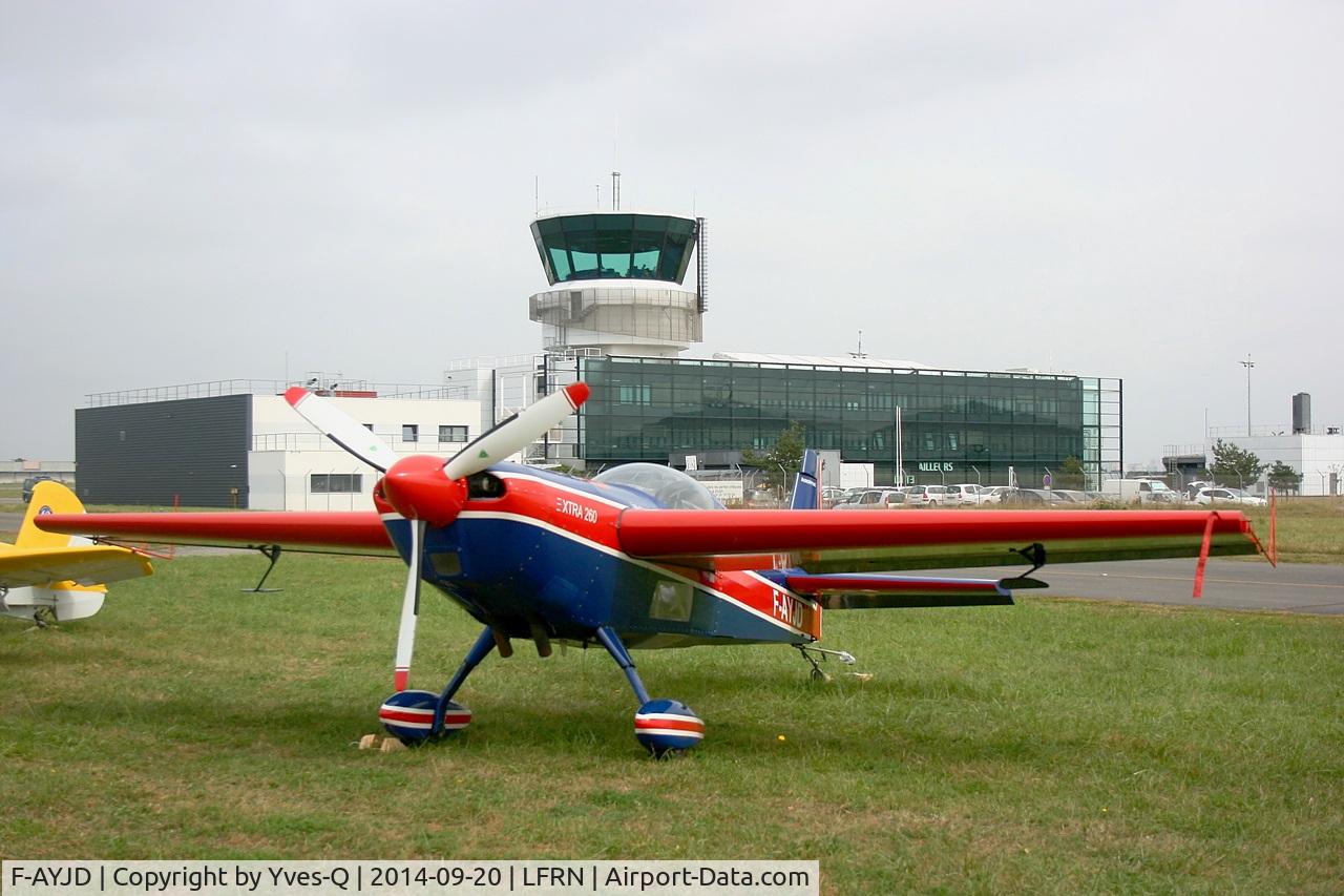 F-AYJD, 1990 Extra EA-260 C/N 02, Extra EA-260, Static display, Rennes-St Jacques airport (LFRN-RNS) Air show 2014