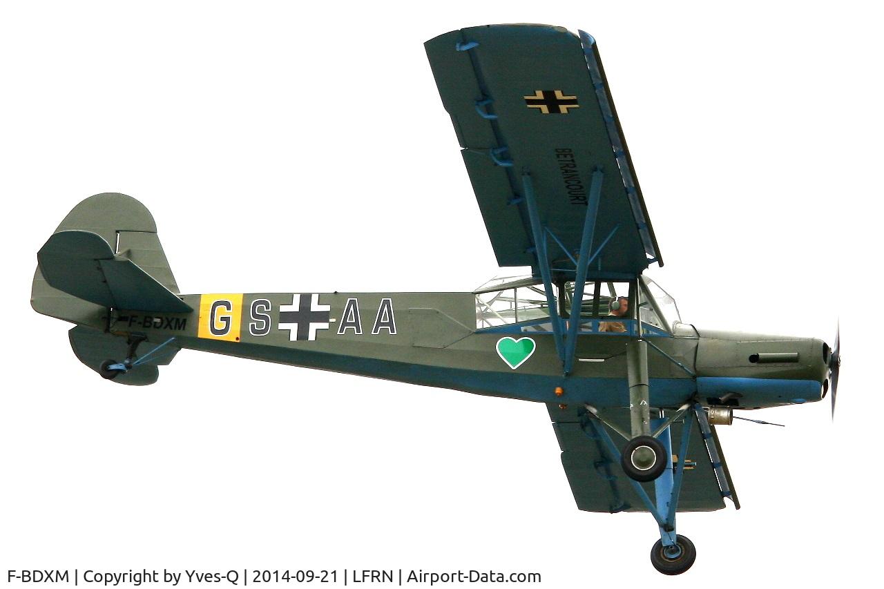 F-BDXM, Morane-Saulnier MS-506L Criquet C/N 635, Morane-Saulnier MS-506L Criquet, Solo display, Rennes-St Jacques airport (LFRN-RNS) Air show 2014