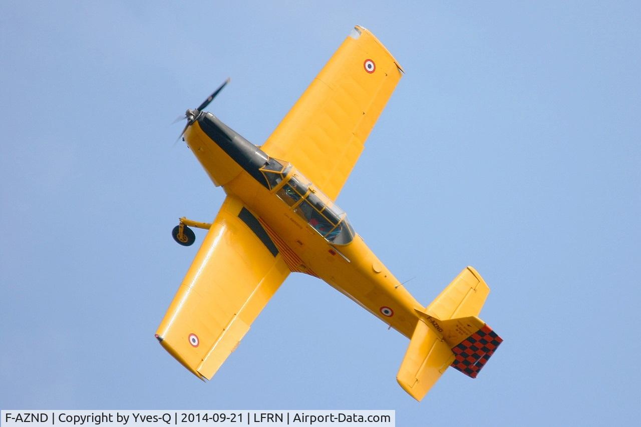F-AZND, 1961 Nord 3202 Master C/N 59, Nord 3202 Master, Solo display, Rennes-St Jacques airport (LFRN-RNS) Air show 2014