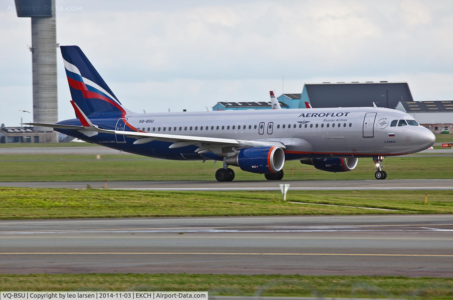 VQ-BSU, 2014 Airbus A320-214 C/N 6090, Copenhagen 3.11.14