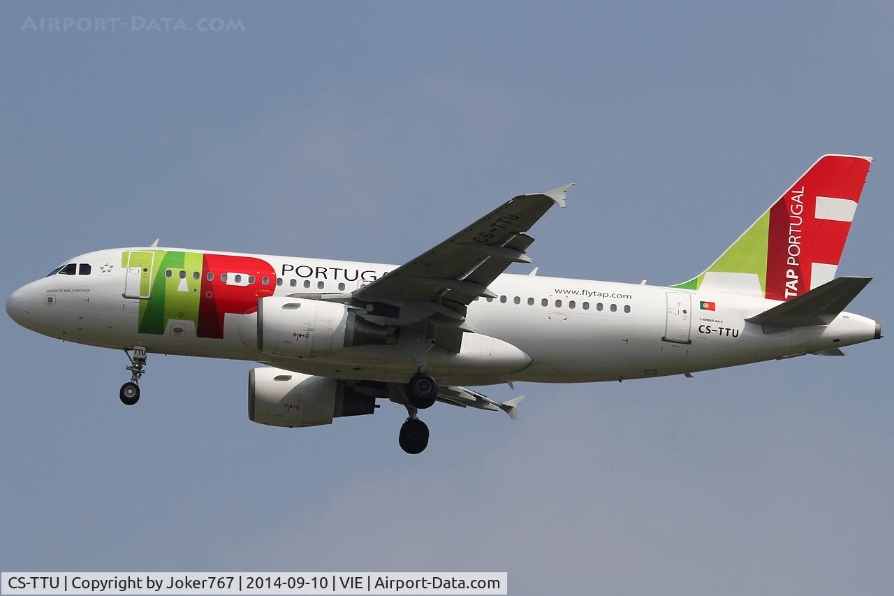 CS-TTU, 2002 Airbus A319-112 C/N 1668, TAP - Air Portugal