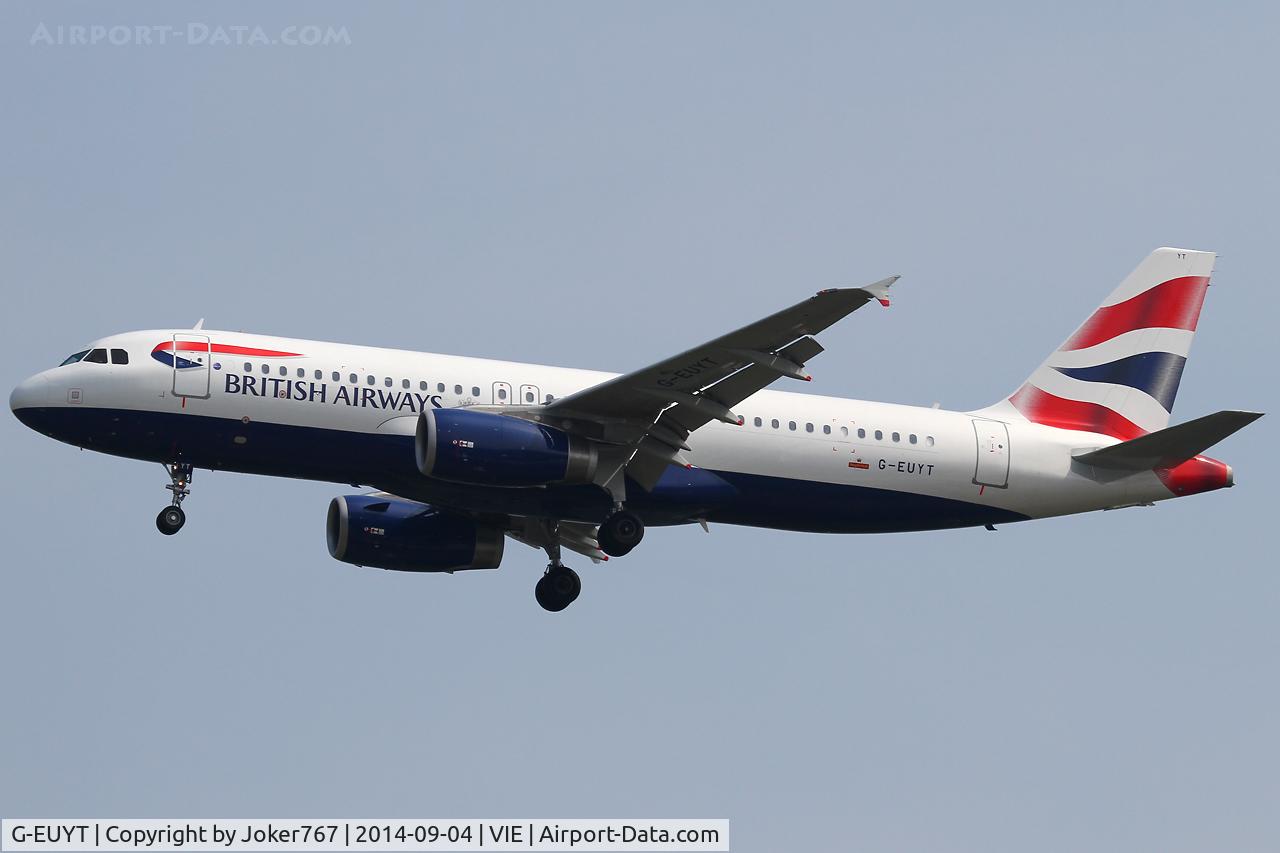 G-EUYT, 2014 Airbus A320-232 C/N 5985, British Airways