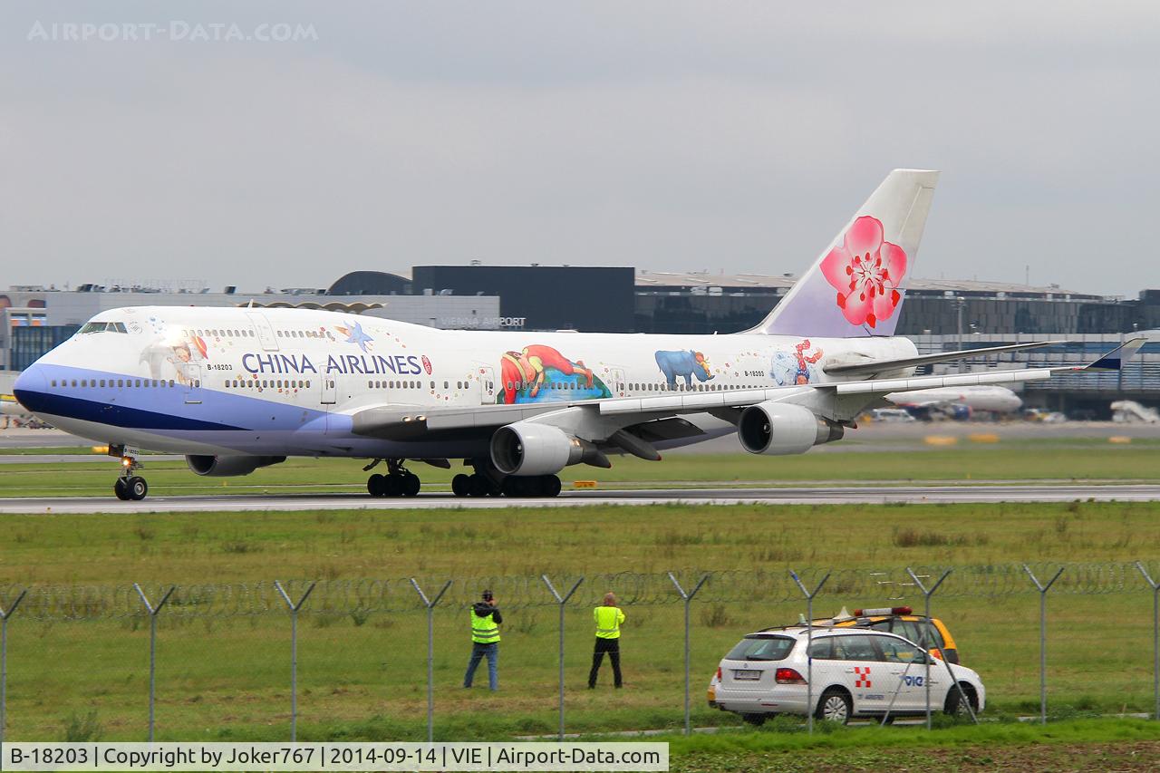 B-18203, Boeing 747-409 C/N 28711, China Airlines