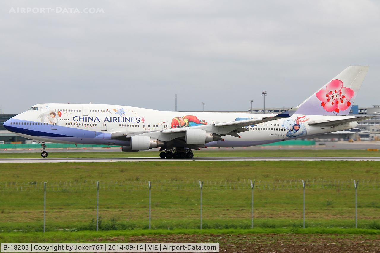 B-18203, Boeing 747-409 C/N 28711, China Airlines