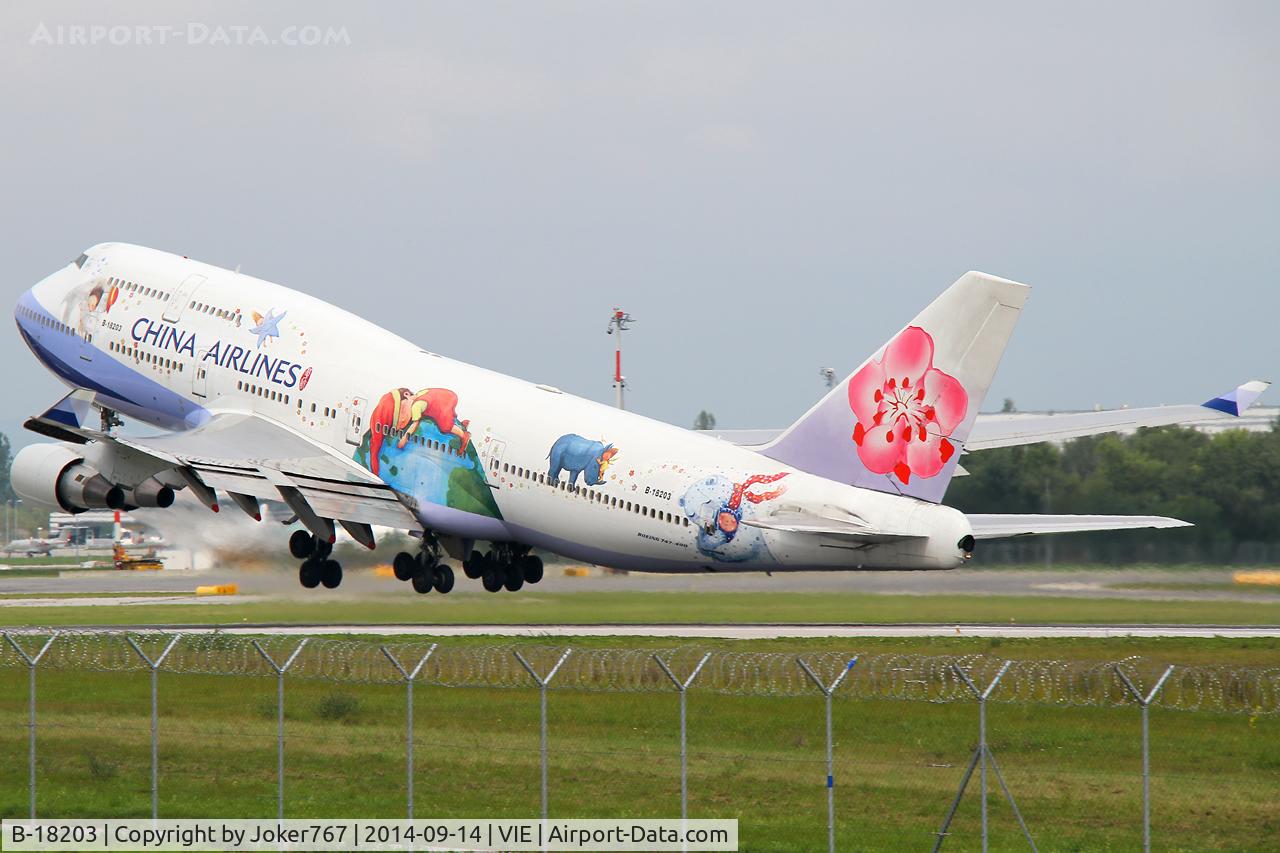 B-18203, Boeing 747-409 C/N 28711, China Airlines