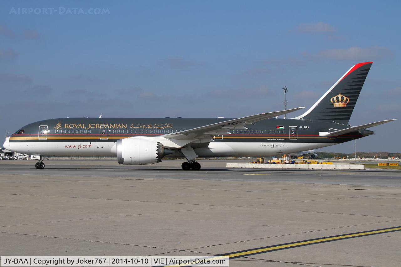 JY-BAA, 2014 Boeing 787-8 Dreamliner C/N 37983, Royal Jordanian Airlines