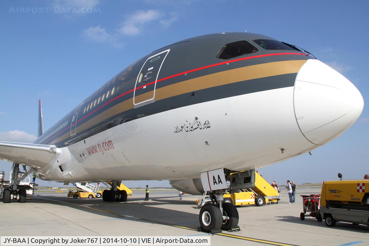 JY-BAA, 2014 Boeing 787-8 Dreamliner C/N 37983, Royal Jordanian Airlines