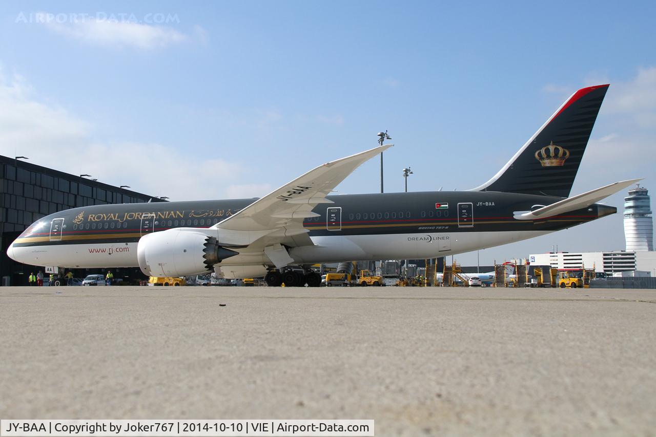 JY-BAA, 2014 Boeing 787-8 Dreamliner C/N 37983, Royal Jordanian Airlines