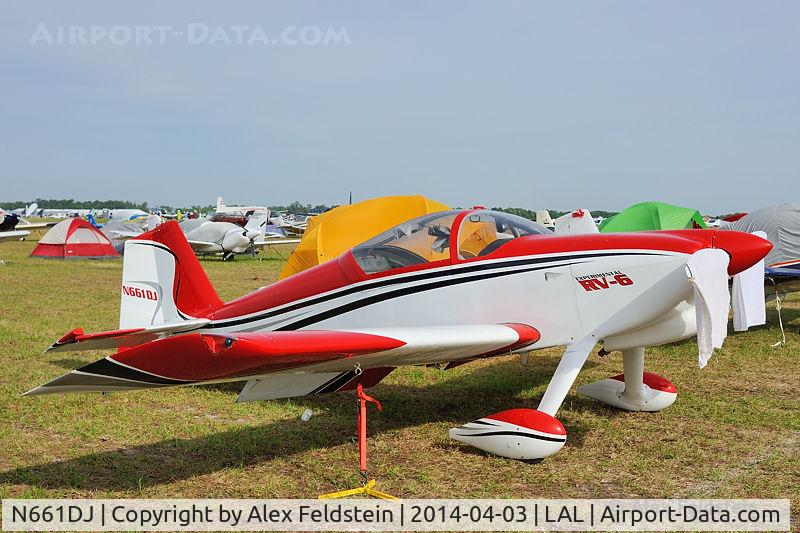 N661DJ, 1991 Vans RV-6 C/N 24661, Sun-N-Fun 2014