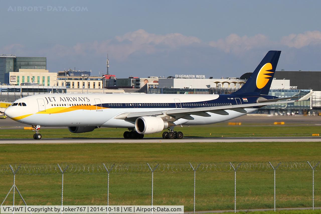 VT-JWT, 2012 Airbus A330-302 C/N 1370, Jet Airways