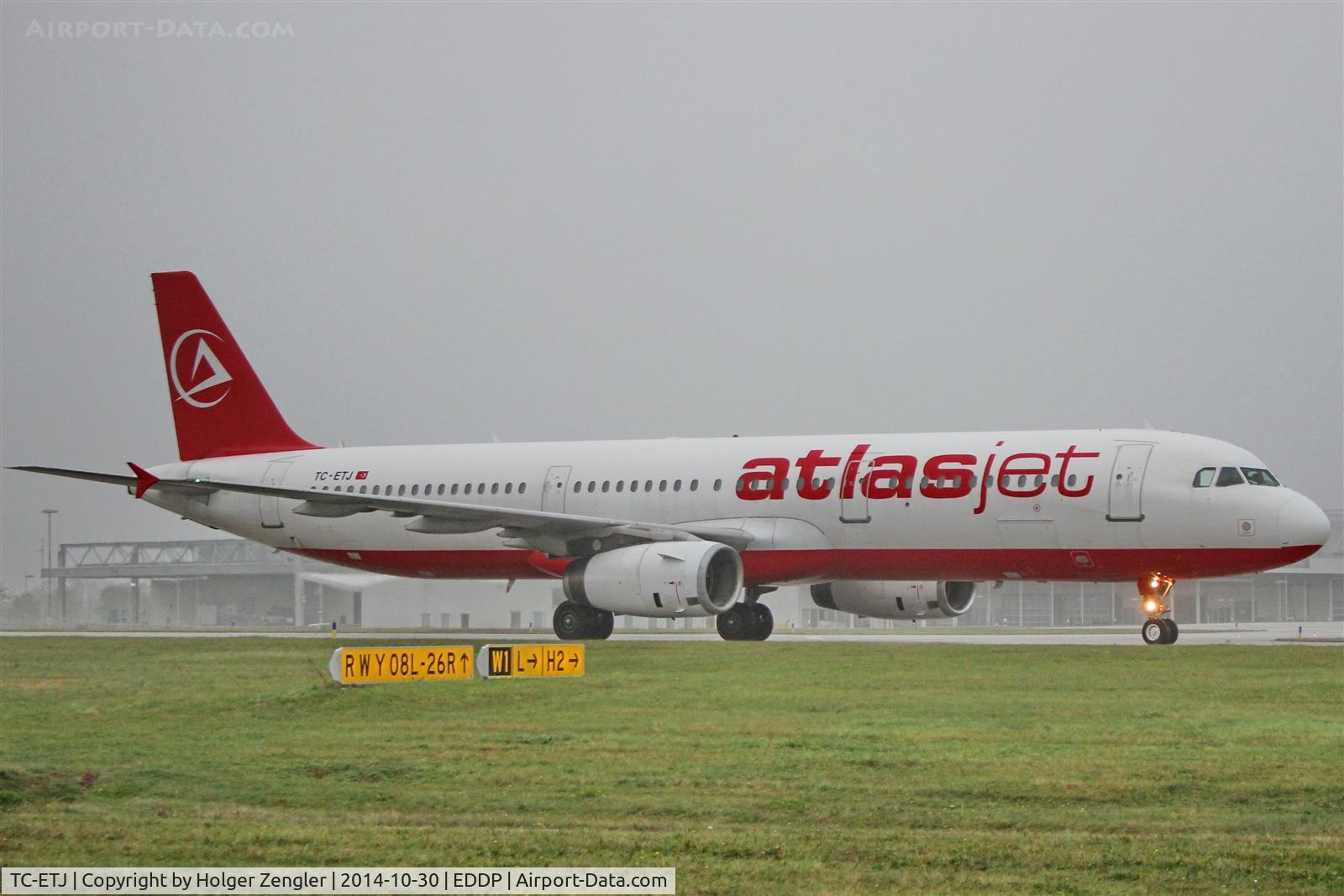 TC-ETJ, 1999 Airbus A321-231 C/N 974, Crawling down twy W1 to stand 130.....