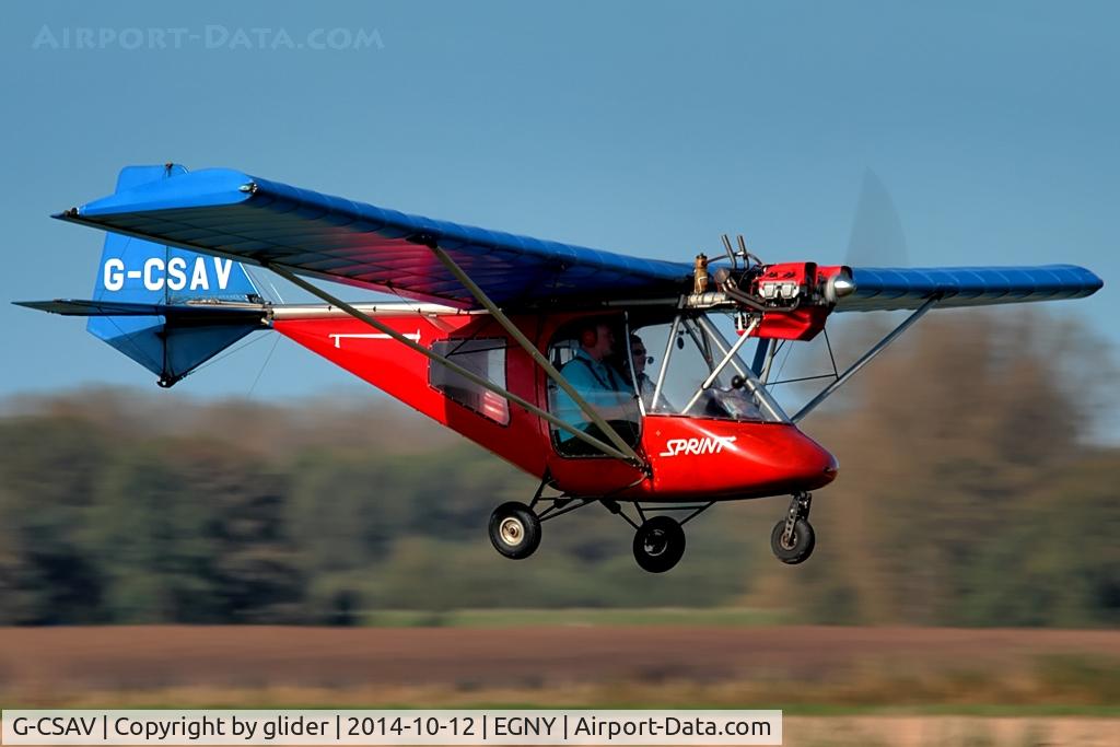 G-CSAV, 2002 Thruster T600N 450 C/N 0032-T600N-064, Smart looking
