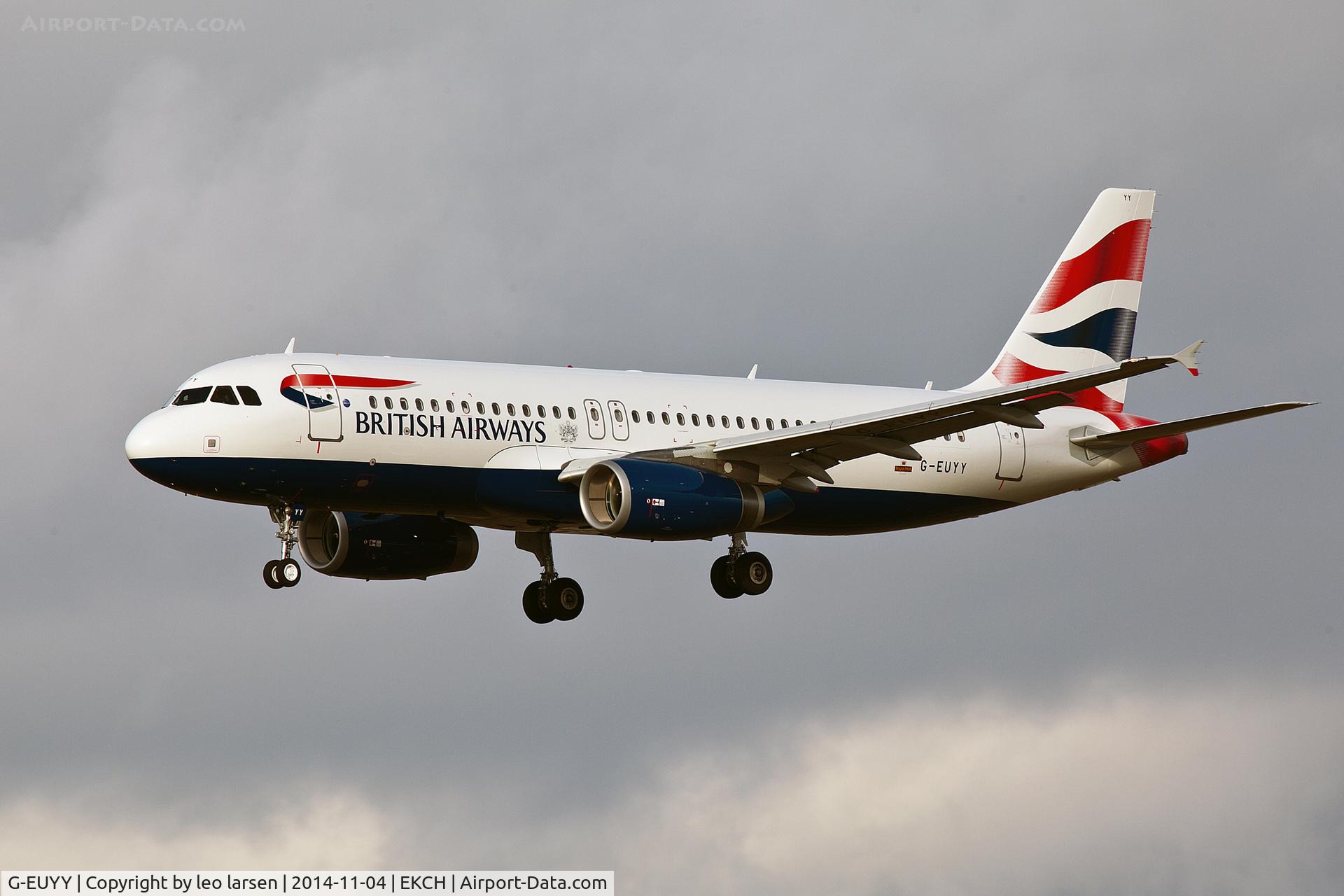 G-EUYY, 2014 Airbus A320-232 C/N 6290, Copenhagen 4.11.14