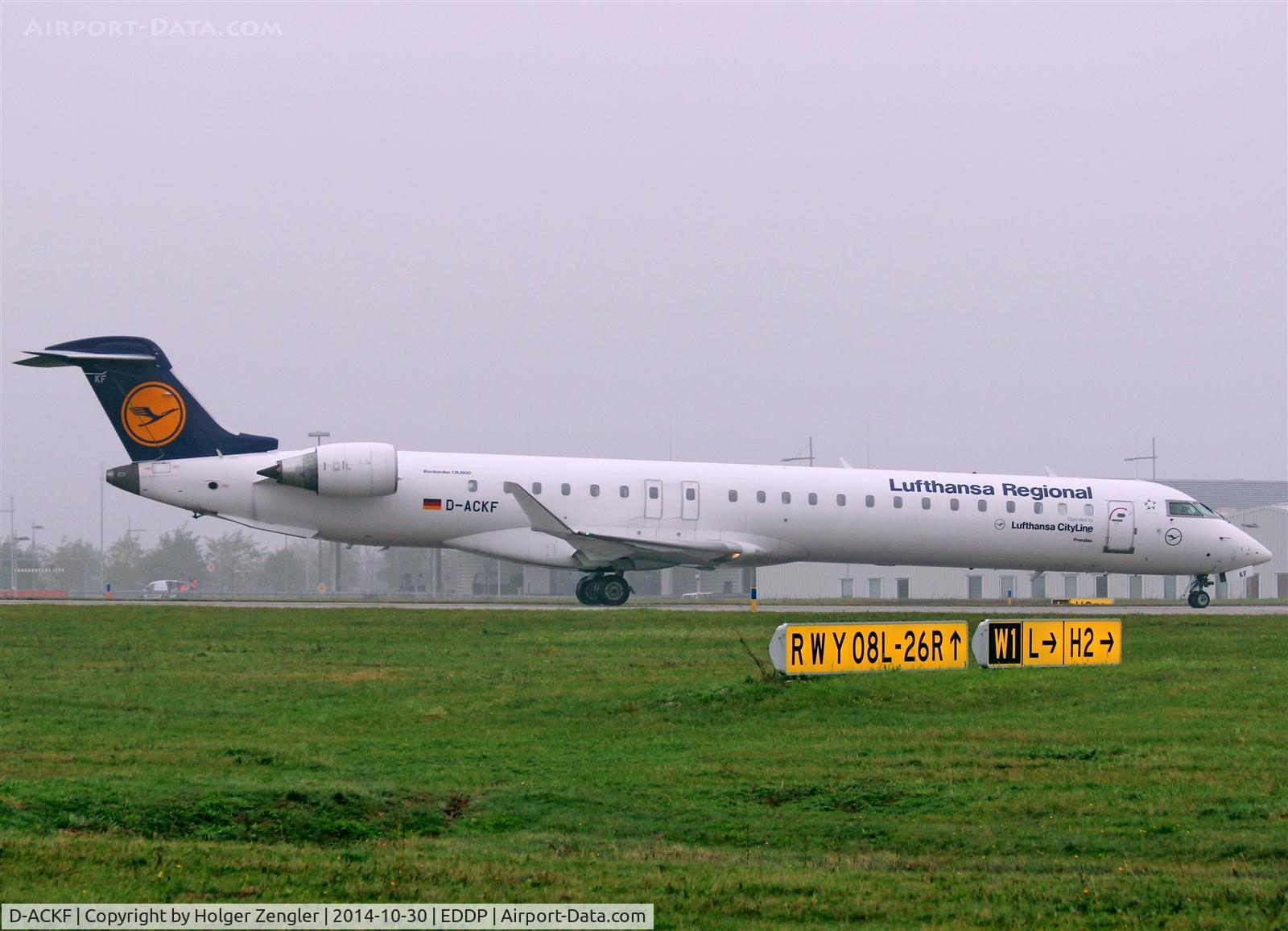 D-ACKF, 2006 Bombardier CRJ-900LR (CL-600-2D24) C/N 15083, MUC shuttle on taxi to parking position on apron 1.....