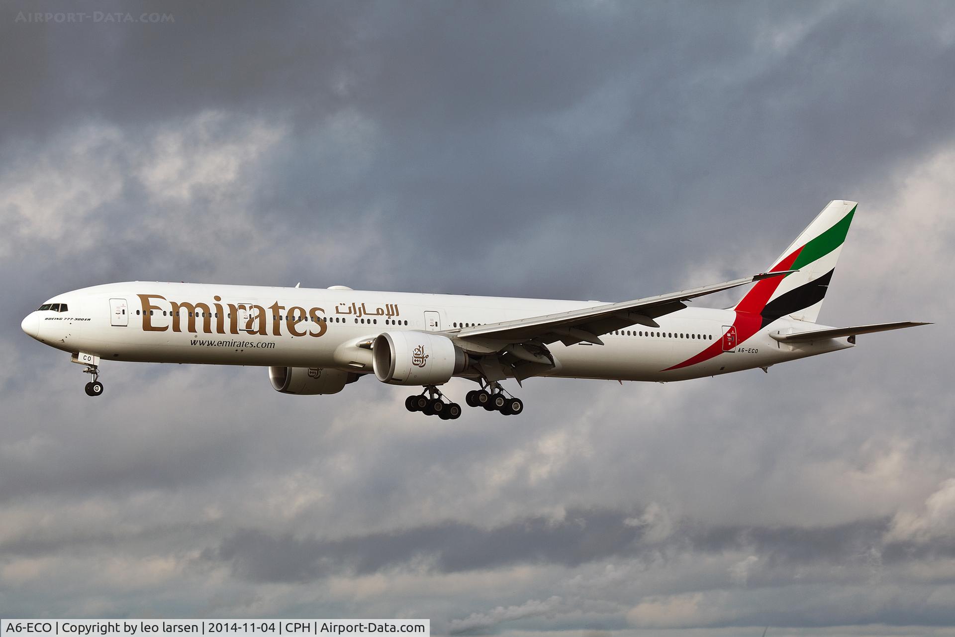A6-ECO, 2009 Boeing 777-36N/ER C/N 37706, Copenhagen 4.11.14
