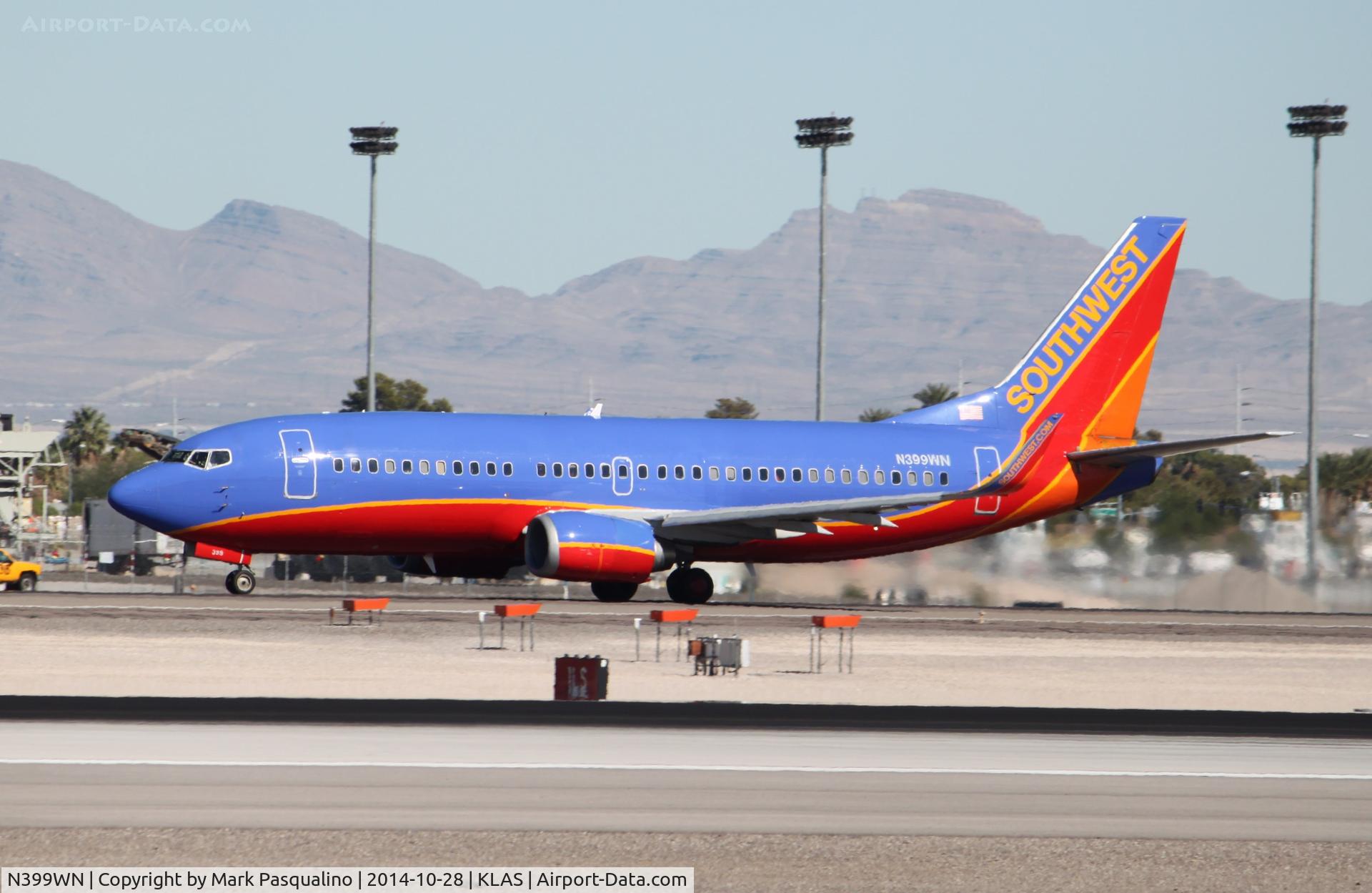 N399WN, 1995 Boeing 737-3H4 C/N 27693, Boeing 737-300