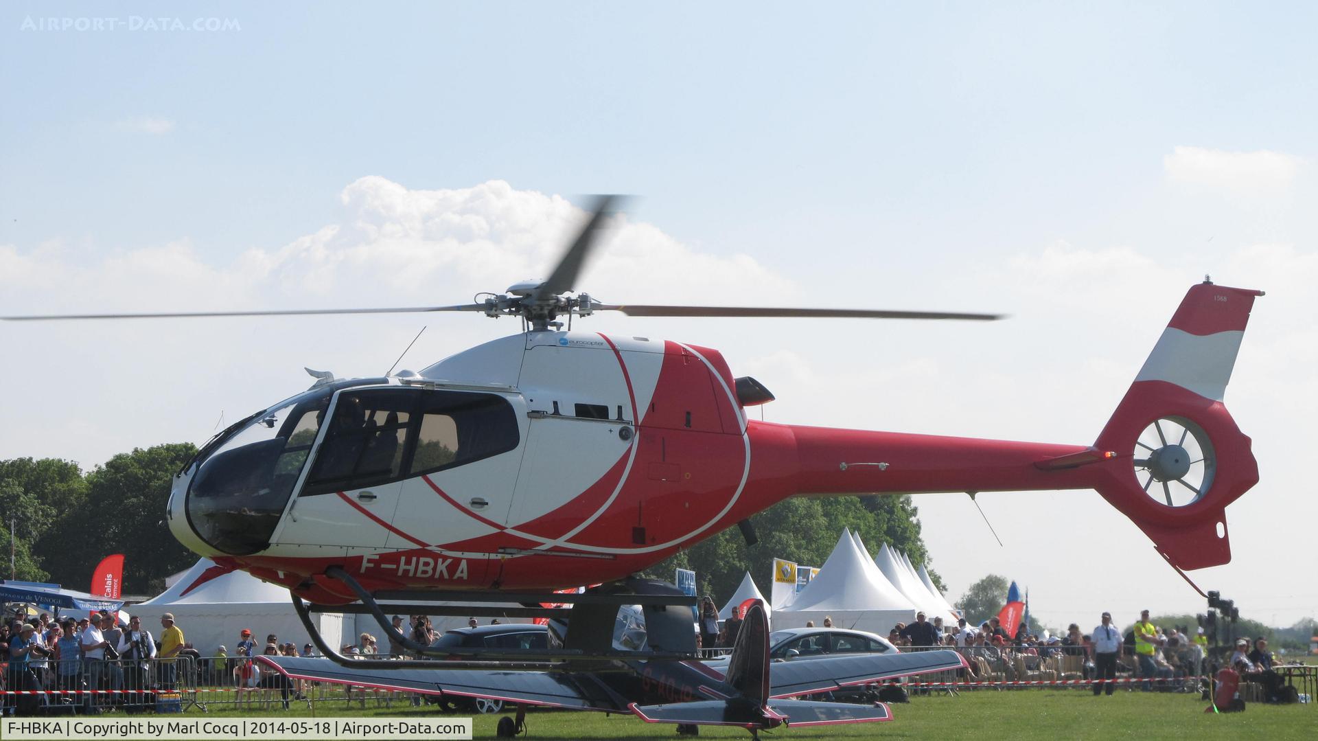 F-HBKA, 2008 Eurocopter EC-120B Colibri NHE C/N 1568, Lens Airshow 2014