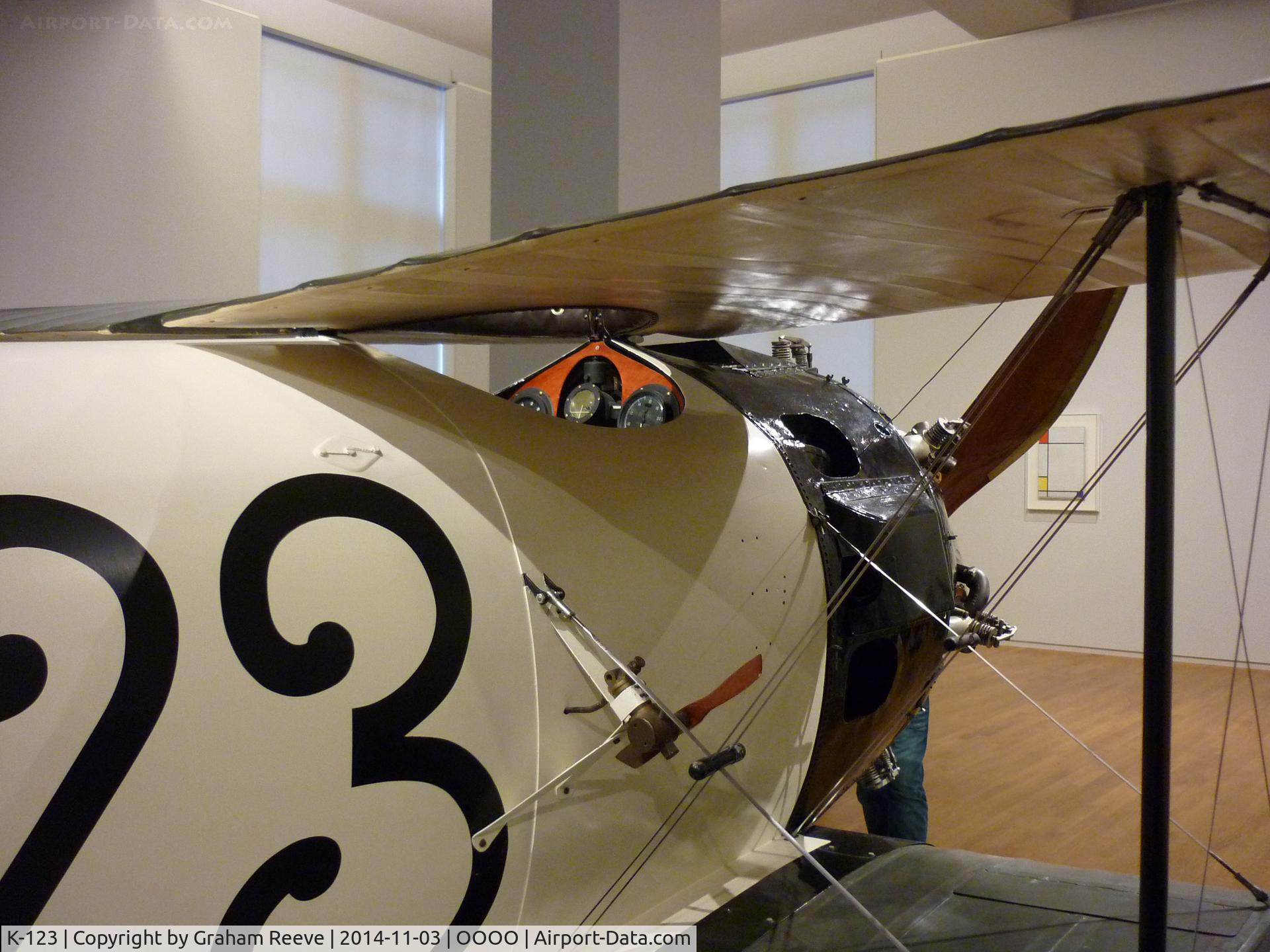 K-123, 1920 British Aerial Transport Company Ltd FK-23 Bantam C/N 15, On display at the Rijksmuseum in Amsterdam.